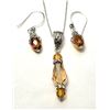 Image 1 : 21)  CHAMPAGNE COLORED SWAROVSKI CRYSTAL