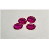 Image 1 : 11)  LOT OF 4 MATCHED OVAL NATURAL