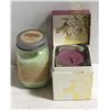 Image 1 : PAIR OF UNUSED CANDLES DIFFERENT SCENTS