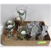 Image 1 : CANDLES AND CANDLE HOLDER LOT