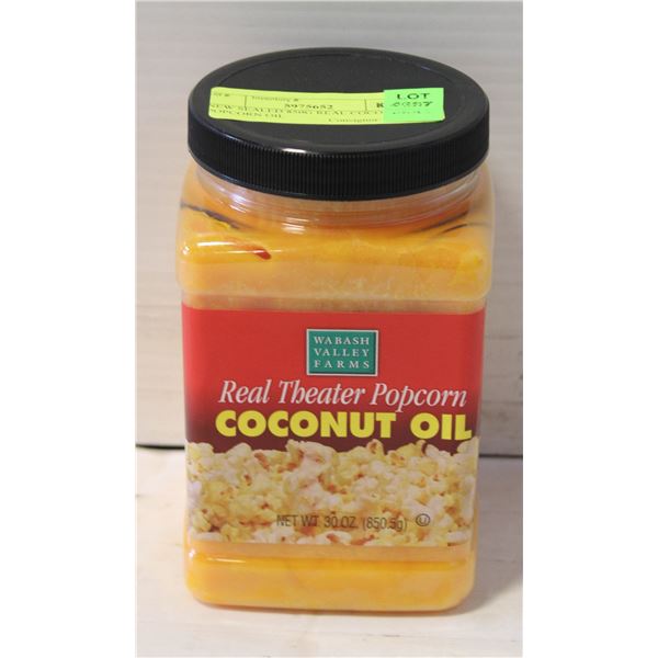 NEW SEALED 850G REAL COCONUT POPCORN OIL