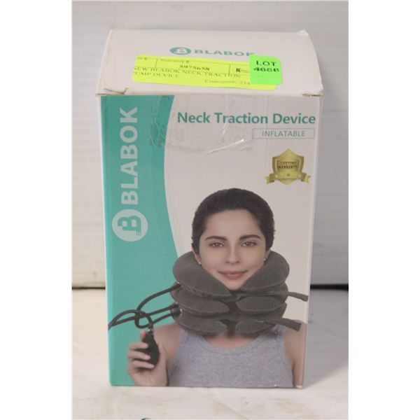 NEW BLABOK NECK TRACTION PUMP DEVICE
