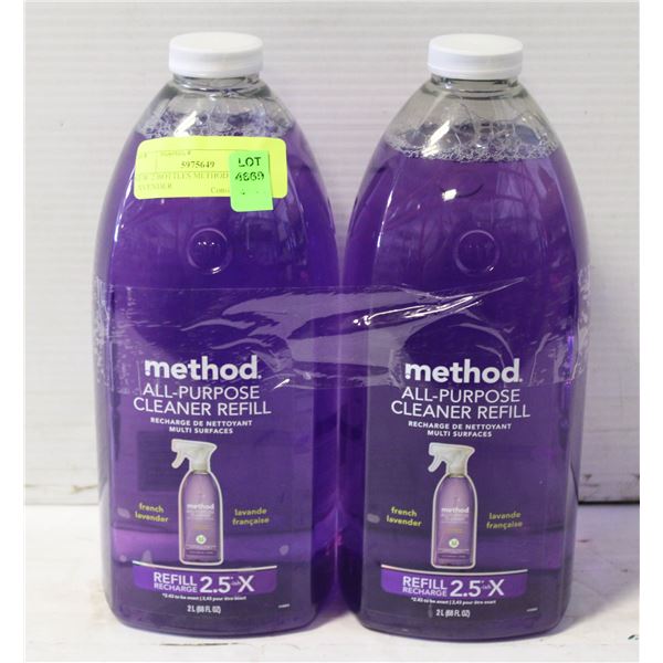 NEW 2 BOTTLES METHOD REFILL LAVENDER