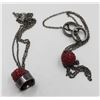 Image 1 : 2 INTERCHANGABLE NECKLACES WITH RINGS