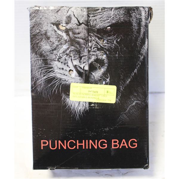 NEW PUNCHING BAG 63" TALL INFLATABLE BOXING &