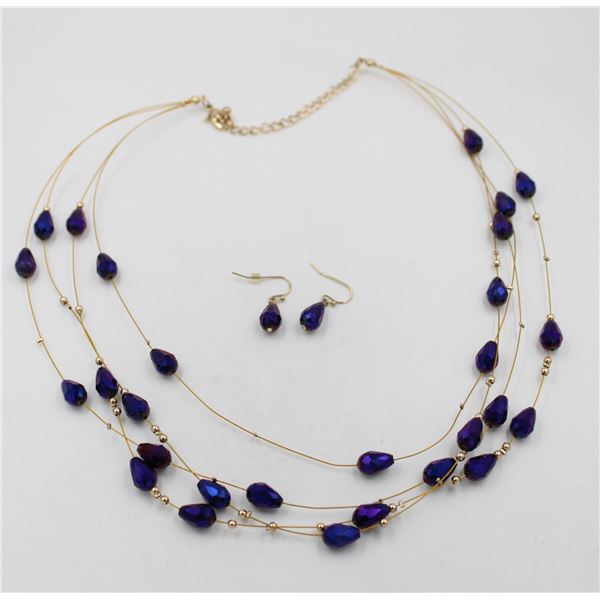 NECKLACE & EARINGS - ESTATE