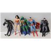 Image 1 : LOT OF 5 FIGURINES, SUPERMAN, WONDER WOMAN,