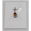 Image 1 : #50-UNHEATED CITRINE  & CZ GEMSTONE PENDANT