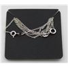 Image 1 : #125- STERLING SILVER NECKLACE  2 PCS /18"