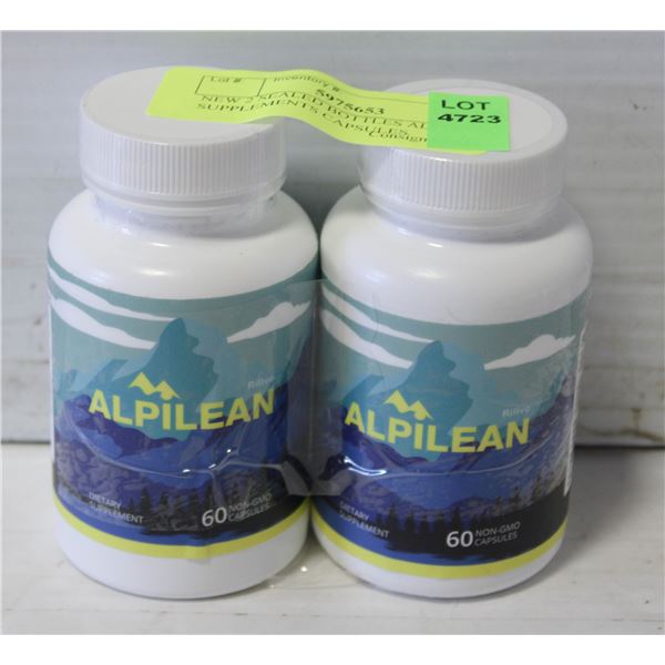 NEW 2 SEALED BOTTLES ALPLEAN SUPPLEMENTS CAPSULES