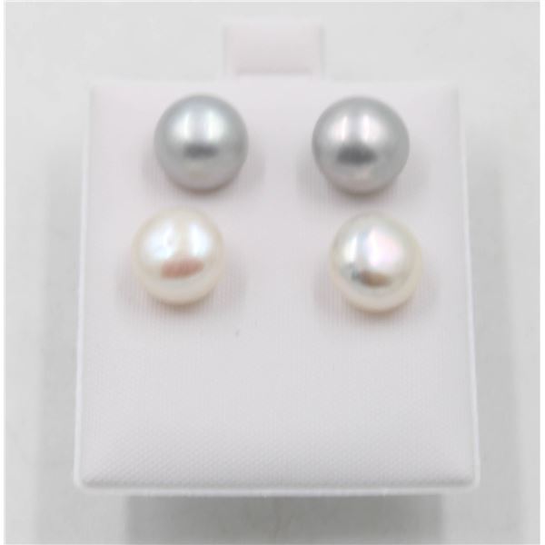 #138-NATURAL AKOYA PEARL EARRINGS