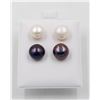 Image 1 : #145-NATURAL AKOYA PEARL EARRINGS