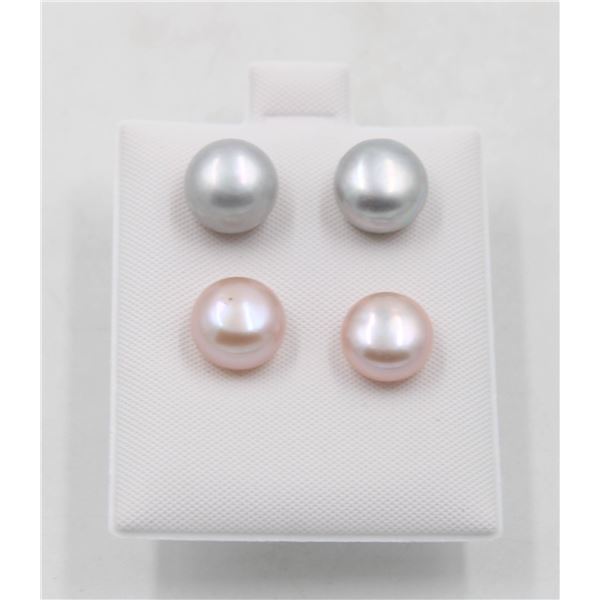 #149-NATURAL AKOYA PEARL EARRINGS