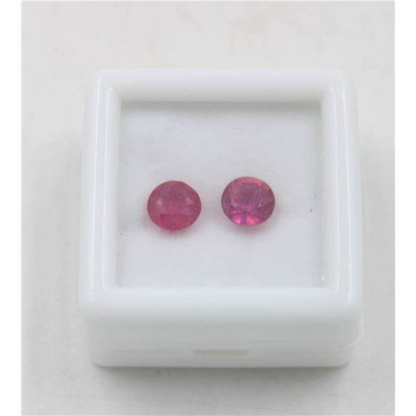 #207-HEATED RED RUBY GEMSTONES 2.25 CT