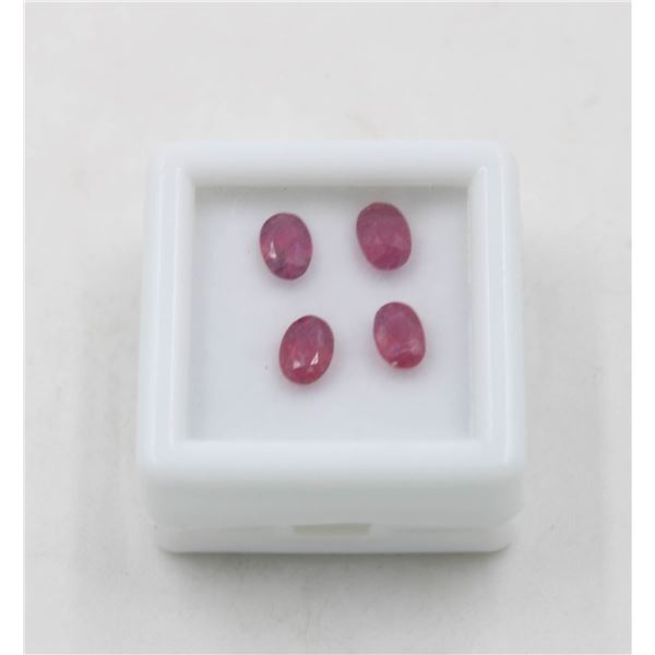 #211-HEATED RED RUBY GEMSTONES 2.65 CT
