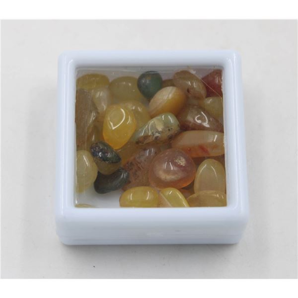 #229- NATURAL YELLOW AGATE GEMSTONES 91.80 CT