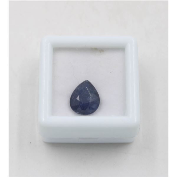 #180-HEATED BLUE SAPPHIRE GEMSTONE 3.95 CT