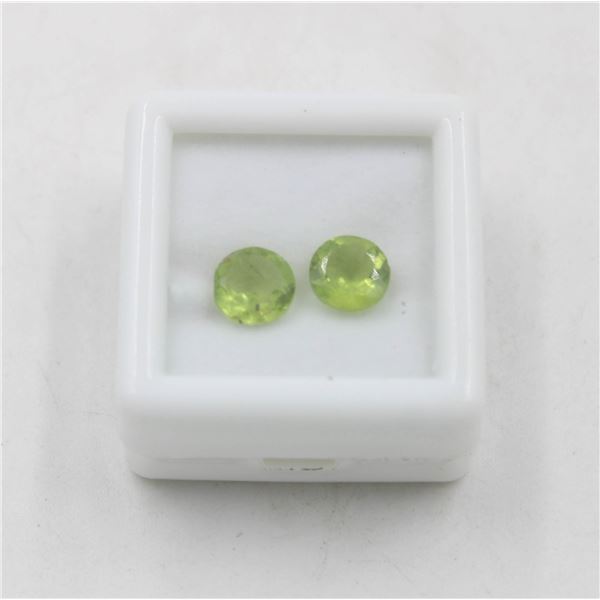 #236- UNHEATED GREEN PERIDOT GEMSTONES 2.50 CT