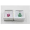 Image 1 : #232-HEATED RUBY 4.15 CT  & AVENTURINE 4.80 CT