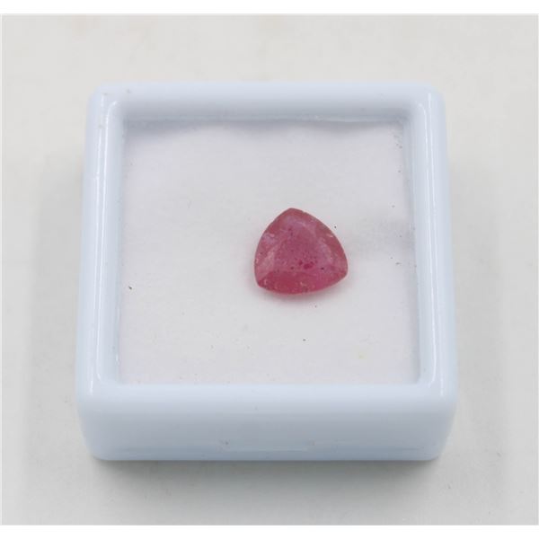 #161-HEATED RED RUBY GEMSTONE 4.60 CT