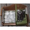 Image 1 : BOX OF CUTLERY AND ABOUT 30 CERAMIC ASIAN SPOONS