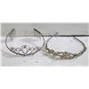 Image 1 : 2 RHINESTONE TIARA HEAD PIECES TOGETHER-ESTATE