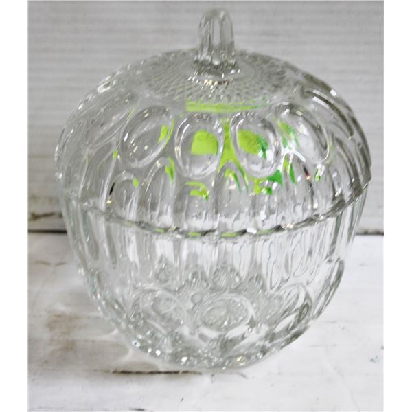 6" CRYSTAL GLASS CANDY DISH