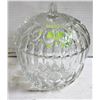 Image 1 : 6" CRYSTAL GLASS CANDY DISH
