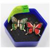 Image 1 : ESTATE BUTTERFLY BROOCHES ALL TOGETHER-ESTATE