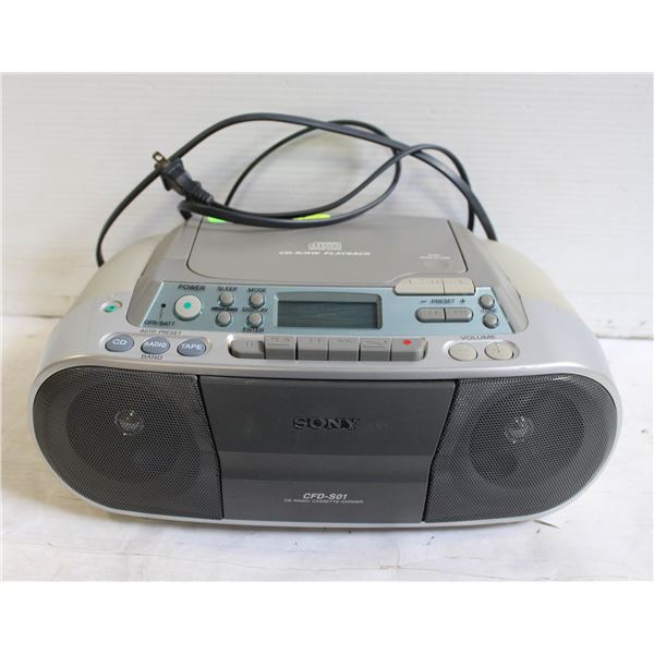 SONY CD-TAPE PLAYER