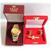Image 1 : ESTATE MENS WATCH & CUFFLINK/TIE BAR SET FROM EGYP