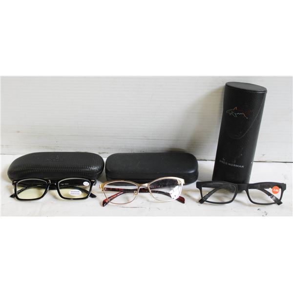 3 PAIRS READING GLASSES ALL TOGETHER-ESTATE