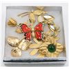 Image 1 : ESTATE BROOCHES ALL TOGETHER IN BOX-ESTATE