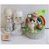 Image 1 : ESTATE PRECIOUS MOMENTS & MUSICAL LEPRECHAUN