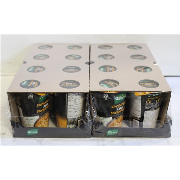 2 CASES OF KNORR SINGAPORE LAKSA SOUP BB 9/2024