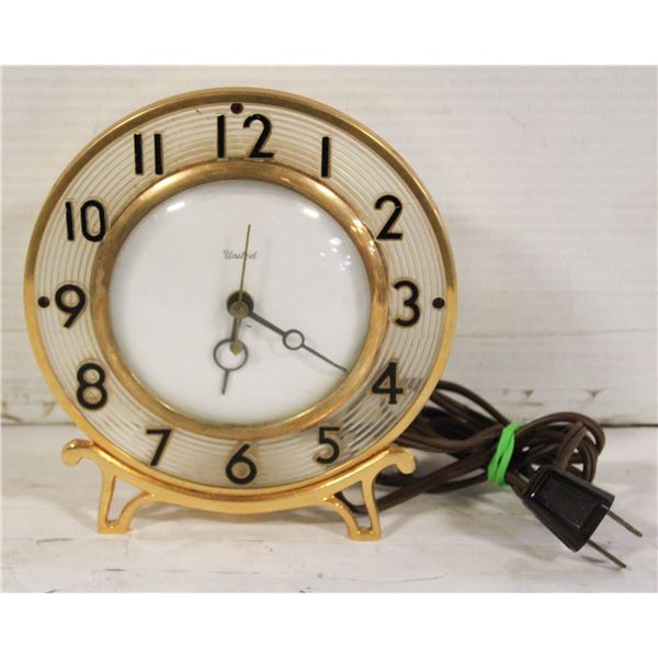 UNITED MODEL NO. 570 ART DECO ALARM CLOCK