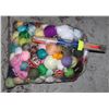 Image 1 : LOT OF ASSORTED YARN + NEEDLES