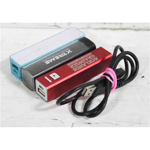 PORTABLE USB BATTERY BANKS