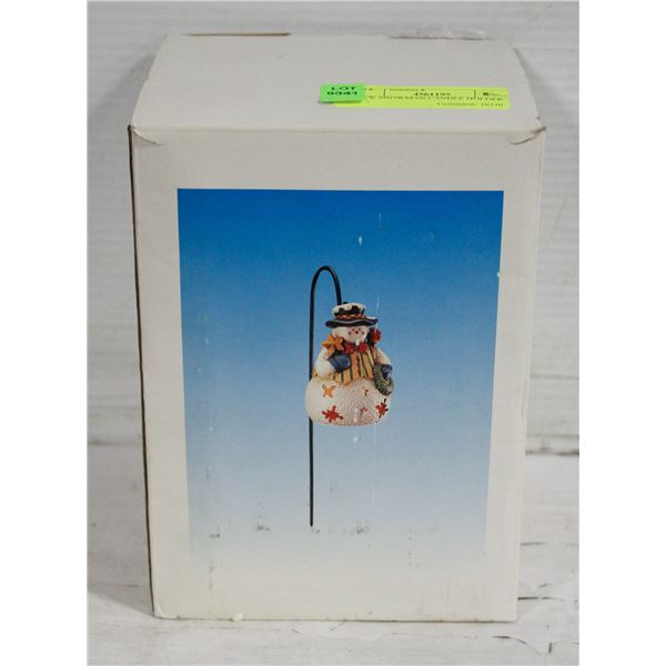 NEW SNOWMAN CANDLE HOLDER