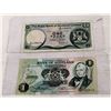 Image 1 : x2 1974/75 BANK OF SCOTLAND 1 POUND NOTES,