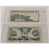 Image 2 : x2 1974/75 BANK OF SCOTLAND 1 POUND NOTES,