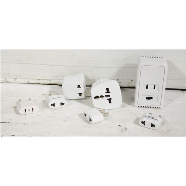 NEW SET OF TRAVEL ADAPTORS