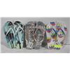 Image 1 : 3 PAIRS OF AERPOSTALE FLIP FLOPS - SIZE 7