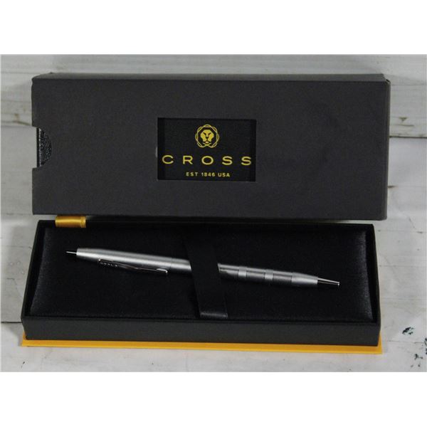 NEW CROSS SATIN CHROME PEN BY CLASSIC CENTURY