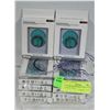 Image 1 : 10 NEW SMART PHONE RINGS AND STANDS - TEAL