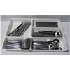 Image 1 : ONEIDA/WILLIAMS SONOMA FLATWARE- 84 PIECES