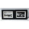 Image 1 : VINTAGE B & W FRAMED PHOTOS- LOT OF 2