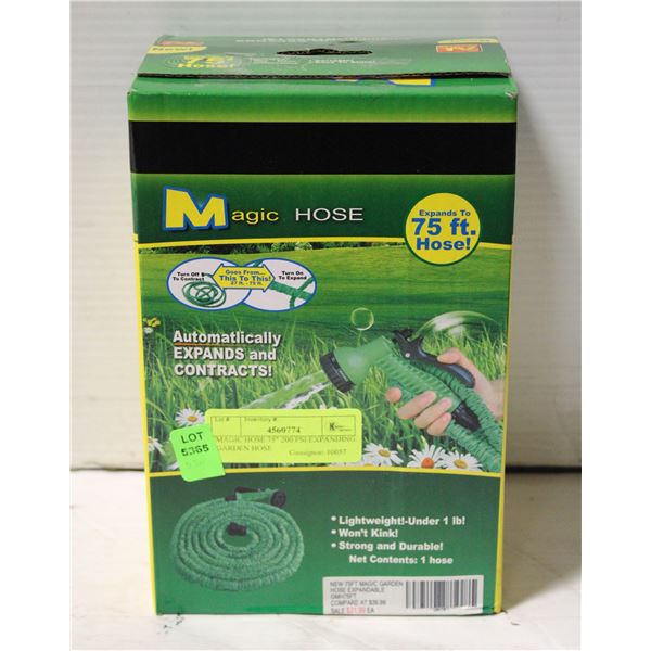 MAGIC HOSE 75" 200 PSI EXPANDING GARDEN HOSE