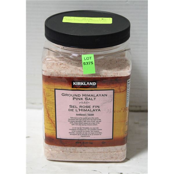 KIRKLAND GROUND HIMALAYAN SALT - 3.27KG - NEW