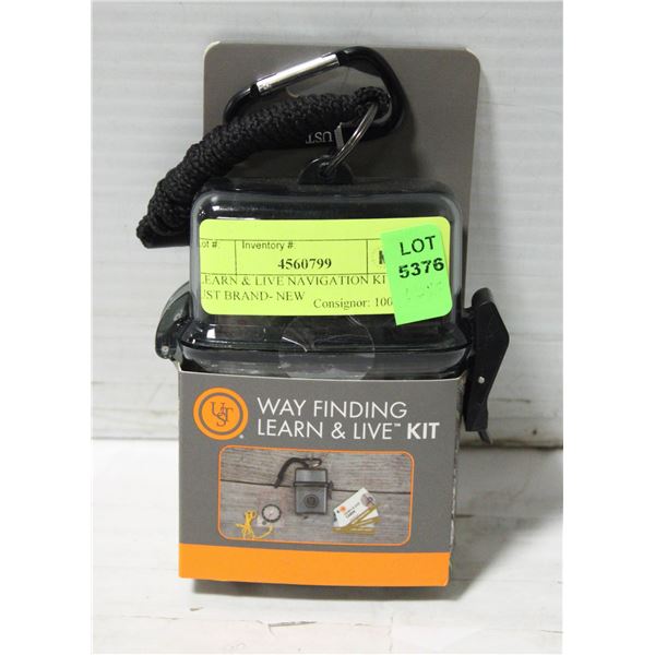 LEARN & LIVE NAVIGATION KIT- UST BRAND- NEW